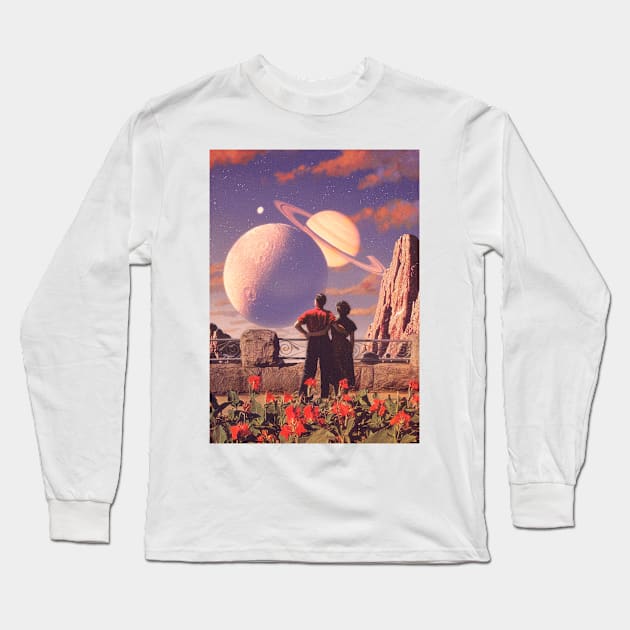 What a view Long Sleeve T-Shirt by linearcollages